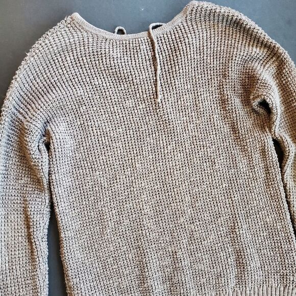 American Eagle Brown Open Knit Sweater - Picture 7 of 10